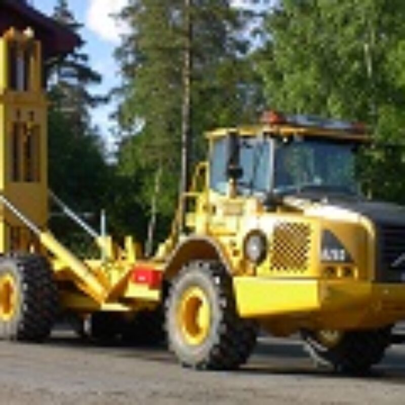 Montage av flakväxlare på dumper