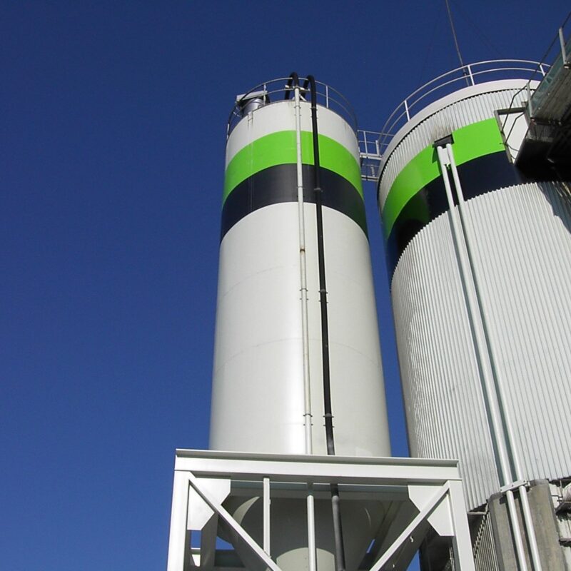 Flytt av cementsilo.